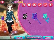 Star Magician Dress Up free online game, girl dressing up in magic show outfit, fashion and styling game