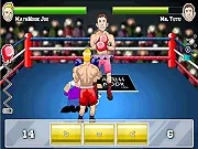 Mathnook Boxing game screenshot showing a boxer and a math problem with comparison symbols