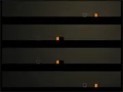 Play Parallel free online puzzle game controlling 4 running blocks simultaneously to their exit outlines