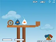 Scare The Birds KidsFun4All free online physics puzzle game PlayArcadeHub