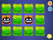 Evil Pumpkin Memory Match online game, Halloween card matching game, find the pair, play on PlayArcadeHub