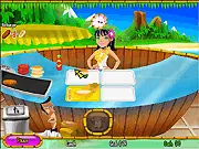 Burger Island 2 time management cooking game screenshot with burgers and nachos on a plate