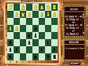 SillyBull Chess online game board with move highlights, free chess game for beginners