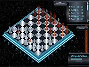 Screenshot of 3D Chess Online game, a realistic 3D chessboard with pieces, free online strategy and logic game