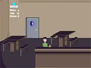 Drunken Nes free online game screenshot catching beer glasses on a bar