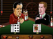 Drunk BlackJack online card game screenshot, free game of 21, BlackJack party game
