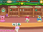 Fairy Scent free online game where a fairy makes perfume using fresh herbs and oils in her magical forest shop