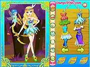 Beautiful Archer Fairy free online dress-up game featuring a magical fairy with a bow and arrow on PlayArcadeHub