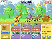 Screenshot of the Highwayman Idle Clicker game interface showing a character beating up a traveler and displaying in-game currency