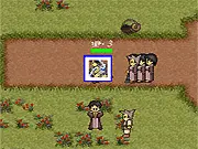 SUPERCONRO! online shooter game screenshot, a character with a gun fighting a swarm of pixelated NexusTK-style enemies