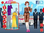 Styling the First Lady in a modern and classy outfit using a professional fashion dress-up game online.