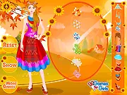 Ethnic Fashion free online dress up game with tribal patterns and accessories