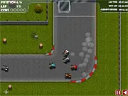 Penguins Super Kart online game screenshot, free kart racing with penguins, PlayArcadeHub