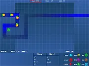 Vector Siege TD game screenshot, free online tower defense game on PlayArcadeHub, strategic turret placement