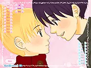 Playing AoiKotori Couple Dress Up online, styling a cute romantic couple