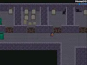 The character Dame Celeste hiding in a dark dungeon, avoiding a guard while looking for keys and water pipes, free online game