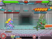 Robo Duel Fight 3 - Beast free online fighting game, battling with monster robots and elemental power-ups like Fire, Earth, Wind, and Water