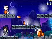 Regular Show Night free online game featuring Mordecai, Pops, and Muscle Man