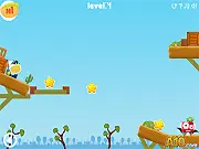 Quad Cop game online, four police officers with special abilities used to push bad guys off a platform in a physics puzzle game