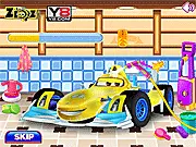 Play Racing Car Wash free online game, clean and customize a speedster