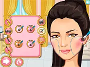 Play Kendall Jenner Celebrity Dress up free online game with makeup, hairstyle, and elegant red carpet dresses