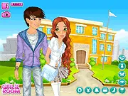Emily's Diary Dreamlike Love game image showing Emily transformed into a beautiful fairy with magical wings and a flowing gown