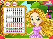 Rapunzel Playground Accident doctor game, play free princess care game, treating Rapunzel's injuries and choosing a cute outfit