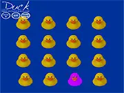 Gameplay screenshot from Duck: Think Outside The Flock, showing a simple duck character in a minimalist environment, representing a clever logic puzzle.