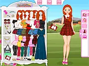 Merida Today Dress Up game featuring the red-haired princess wearing modern clothes and a stylish hairstyle