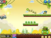 Angry Birds Rebuilding Warrior game screenshot, transforming bird and pig characters in a new action game