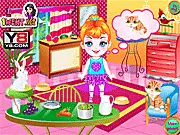 Baby Pet Party free online animal caring dress up game