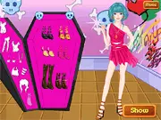 Play Alicia Emo Style Dress-Up free online game, dress the girl in dark emo fashion