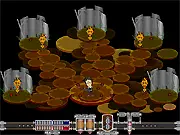 Against the DeaD game screenshot, Detective Wilson shooting zombies and vampires, free online action shooter