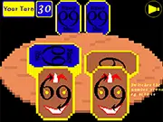 99 Card Game online screenshot, special action cards being played, strategic game against the score of 99