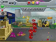 Feel This Paint free online shooter, defend your base with exploding paint, wave survival defense game