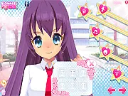 Sailor Fuku Fashion Makeover anime dress-up game online customization screenshot