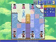 Monstro: Battle Tactics game screenshot showing a turn-based grid map with detailed monster and human army units ready for combat.