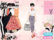 Play Hepburn Loaded free online dress up fashion game featuring classic retro style
