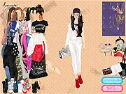 Play Sihuo Hip Hop Dressup free online game - style a cool hip-hop girl with unique clothes and a long ponytail hairstyle