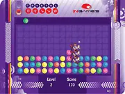 Crystal Balls physics puzzle game, aiming to shatter glass balls, free online precision game