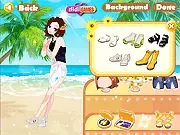 Sunshine Girl 1 free online dress up game for autumn fall camp with friends on PlayArcadeHub