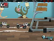 RC School Racing game screenshot, free online remote control car racing game, driving through classroom obstacles, PlayArcadeHub