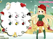 Christmas Lovely Girl dress up game, holiday fashion designer clothes, festive outfits, play free online