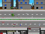 You Are The Victim free online game screenshot, a figure under the watchful eye of a security camera, conceptual game