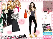 Personality Dress Up game screenshot showcasing a female character modeled in a tough, stylish, and highly personalized outfit, ready to play free online