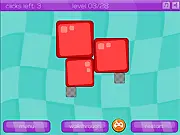 Play Four Boxes Level Pack free online physics puzzle game, removing red cubes from the screen