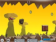 Fast-moving jet navigating a complex, futuristic obstacle course with red danger walls in the free online game Crash Course
