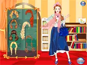 Autumn Walk Dress Up free game on PlayArcadeHub, selecting fall clothes and accessories for a girl's outdoor walk