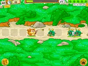 Play Meow War free online strategy game, cats fight aliens to save milk