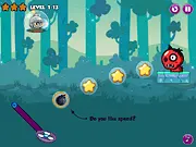 Play Super Bomb free online physics puzzle game, place fans and blow up monsters